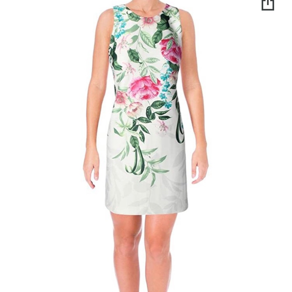 Eliza J floral scuba dress (worn once)